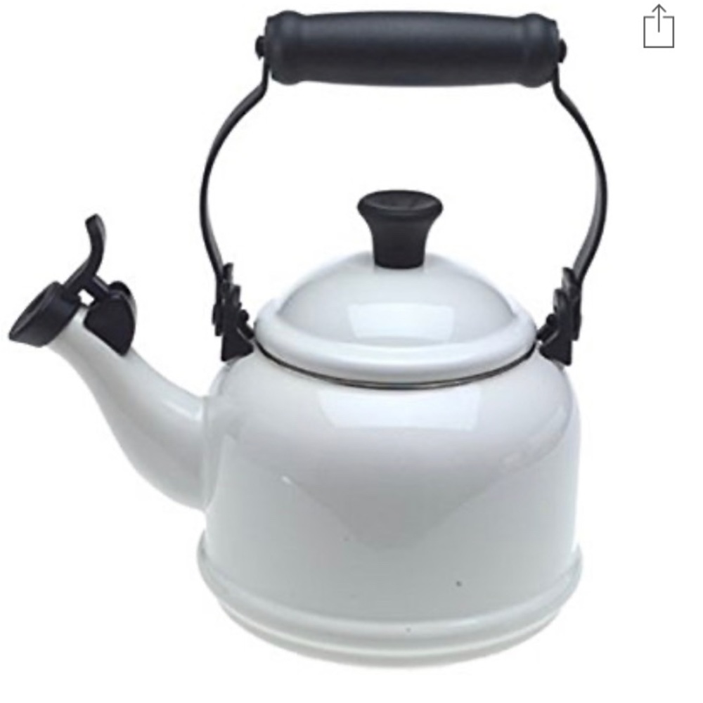 Le Creuset White Kettle